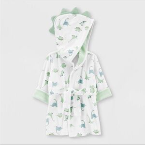 Carters 0-9 mo dinosaur hooded towel NWOT